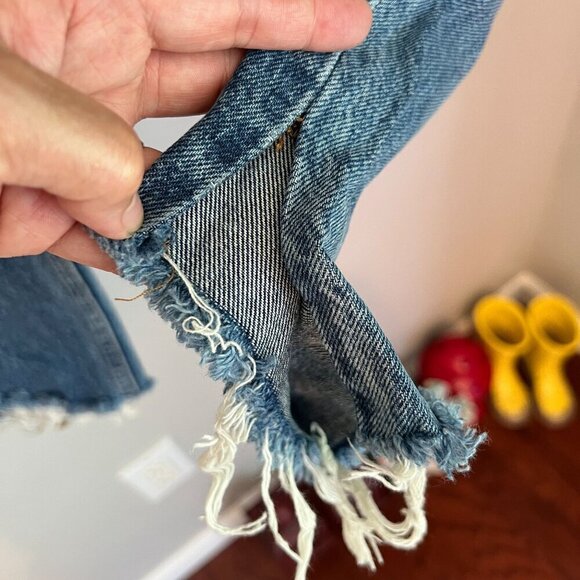 Boyish Womens Jeans THE EARNEST Distressed Frayed Bottom Sz 23 in BELL TOLLS - Picture 6 of 12